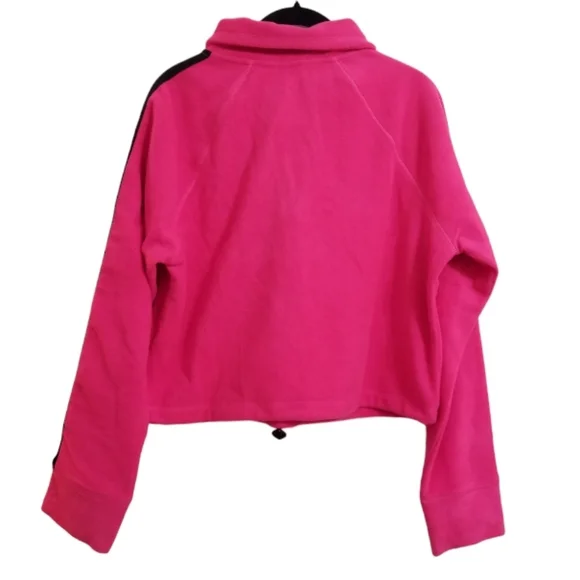 Calvin Klein Performance Fleece 1/2 Zip Cropped Pullover Women's Size Large - Picture 3 of 7